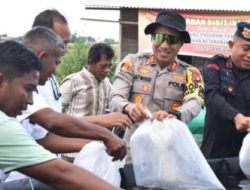 Dukung Program Asta Cita Presiden, Kapolres Bireuen Serahkan 3000 Bibit Ikan Nila ke Pokdatan Lancang Jaya