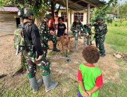 Warga Kampung Aiwesa Apresiasi Pengobatan Gratis Satgas Habema