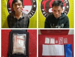 Kedapatan Miliki Sabu, Dua Warga Desa Sidang Gunung Tiga Ditangkap Satresnarkoba Polres Mesuji