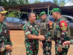 Kunker ke Kabupaten Boven Digoel, Tim Wasev Mabes TNI Cek Langsung Program Teritorial Satgas Yonif 144/JY