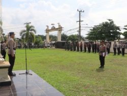 Cegah Potensi Terjadinya Pelanggaran Pilkada, Polres Mesuji Gelar Apel Gabungan Skala Besar
