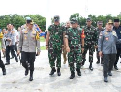 Danrem Gapo Sambut Kunjungan Pangdam II/Swj, Pj Gubernur dan Kapolda Sumsel Tinjau Pemungutan Suara di OKU