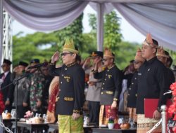 Bupati Febrizal Levi Sukmana Pimpin Upacara Peringatan HUT ke-16 Kabupaten Mesuji