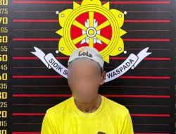 Satreskrim Polsek Sungai Raya Amankan Pelaku Penusukan Seorang Pria Pedagang Buah Nanas
