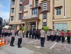 Amankan Rapat Pleno Rekapitulasi Suara Pilkada, Polres Lhokseumawe Kerahkan Ratusan Personel