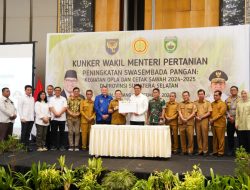 Wujudkan Asta Cita Presiden RI, Polda Sumsel Dukung Optimalisasi Lahan dan Cetak Sawah