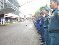 Pimpin Upacara Hari Armada RI ke-79, Danlanal Palembang Sampaikan Amanat Kasal