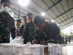 Komitmen Berantas Narkoba, Satuan Jajaran Korem 143/HO Laksanakan Tes Urine Secara Mendadak