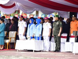 Wadan Pasmar 3 Hadiri Upacara HUT ke-2 Provinsi Papua Barat Daya