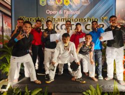 Karateka Pasmar 3 Sabet 11 Medali di Ajang Open Tournament Karate Championship 1st Walikota CUP Kota Batu 2024