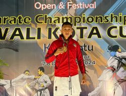 Atlet Karate Pasmar 3 Kumite-75 Kg Sabet Medali Emas Pada Open Tournament Karate Championship 1st Walikota CUP Kota Batu 2024