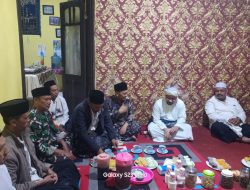 Pererat Silaturahmi, Babinsa Koramil 0818/22 Tumpang Hadiri Pengajian Umum dan Bersholawat di Desa Wringinsongo