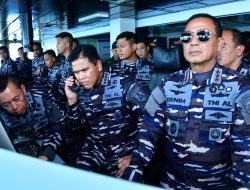 Pangkoarmada III Turut Hadir Menyaksikan Keberhasilan Penembakan Senjata Khusus TNI AL