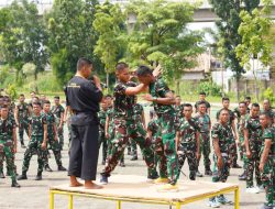 Wujudkan Profesionalisme TNI, 328 Prajurit Kodam II/Sriwijaya Ikuti Latihan Bela Diri Taktis