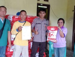 Penyaluran Benih Jagung di Kecamatan Sompak, Wujud Nyata Program Ketahanan Pangan Presisi Polres Landak