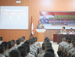 Kunjungi SPN Polda Sumsel, Wakapolda Beri Pembekalan dan Motivasi ke 459 Siswa Diktuba Polri