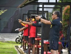Tingkatkan Profesionalisme, Komandan Pasmar 3 Laksanakan Latihan Menembak Pistol