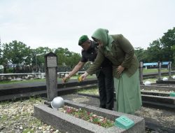 Jelang Hari Juang TNI AD ke-79, Korem 143/HO Ziarah dan Tabur Bunga di TMP Watubangga