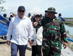 Letkol Inf Johny Nofriady Dampingi Staf Presiden RI Tinjau Lahan Pertanian di Kabupaten Merauke