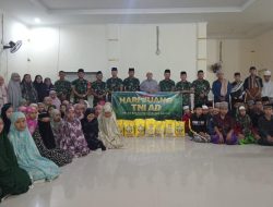 Peringati HJK ke-79, Dandim 0420/Sarko Safari Subuh dan Berbagi Kasih dengan Anak Yatim Piatu