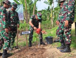Peringati Hari Juang TNI AD, Kodim 0410/KBL Tanam Bibit Pohon di Teluk Betung Barat