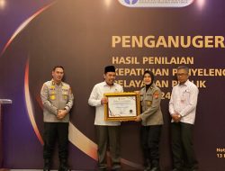 Polres Malang Raih Penghargaan Ombudsman RI dalam Penyelenggaraan Pelayanan Publik