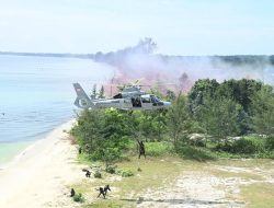 Dabo Singkep Jadi Arena Serbuan Pasukan Khusus TNI AL