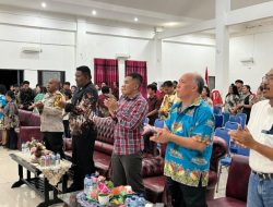 Pabandya Binkuat Ops Pasmar 3 Hadiri Pelantikan Badan Pengurus KPSU Papua Barat Daya