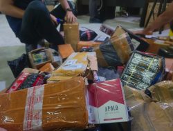 Komitmen Nyata, Bea Cukai Malang Gagalkan Pengiriman Ratusan Ribu Batang Rokok Ilegal