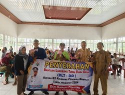 62 KPM di Desa Simpang Pematang Terima BLT DD Tahun 2024