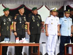 Dandim Merauke Bersama Anggota Ikuti Upacara Hari Juang TNI AD di Makorem 174/ATW