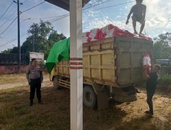 Dukung Produktivitas Pertanian, Polres Landak Kawal dan Pantau Pendistribusian Benih Jagung