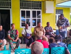 Tingkatkan Pengetahuan, Babinsa Koramil Okaba Hadiri Sosialisasi Ketahanan Pangan di Kantor Distrik Ngguti