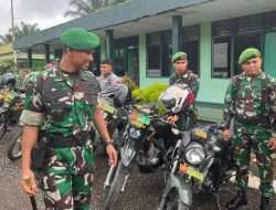 Tingkatkan Kesiapan Operasional, Dandim Cek Armada dan Beri Pengarahan ke Prajurit