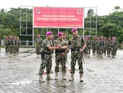 Brigjen TNI (Mar) Andi Rahmat Pimpin Upacara Sertijab Dandenma Pasmar 3