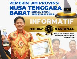 Pemprov NTB Raih Peringkat Satu Nasional Anugerah Keterbukaan Informasi Publik