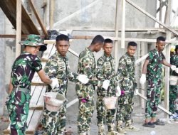 Semangat Prajurit Korps Marinir, Gotong Royong Membangun Masjid Agung Al-Akbar Kota Sorong