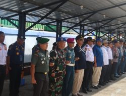 Dandenprov Pasmar 3 Hadiri Apel Kesiapsiagaan Pos Angkutan Laut Natal 2024 dan Tahun Baru 2025
