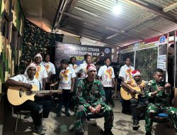 Dihadapan Kasad, Satgas Mobile Yonif 323/BP Unjuk Kebolehan di Lomba Vocal Group Daring Suara Nusantara
