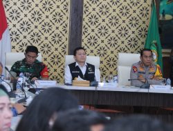 Kapolda Sumsel Bersama Pj Gubernur dan Pangdam II/Swj Pimpin Rakor lintas Sektoral Operasi Lilin Musi 2024