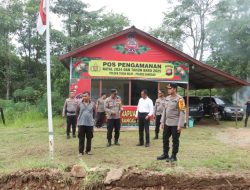 Pastikan Kesiapan Personel, Kapolres Sanggau Cek Sejumlah Pos Pengamanan Nataru