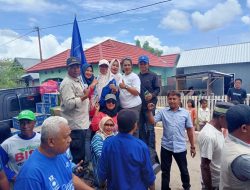 Partai Amanat Nasional Bantu Korban Banjir Di Kecamatan Bolo