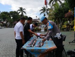 Polres Malang Gelar Pengecekan Menyeluruh Senjata Api Dinas dan Amunisi