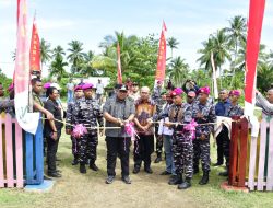 Tingkatkan Kualitas Pendidikan, Komandan Pasmar 3 Resmikan Taman Bermain PAUD Kampung Yeflio