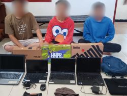 Polisi Tangkap Pencuri Laptop dan Dua Rekan Penadahnya