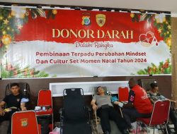 Jelang Natal, Polda Papua Barat Gelar Donor Darah dan Berikan Bansos ke Masyarakat