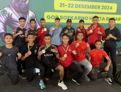 Tim Karate Pasmar 3 Raih Medali Perunggu di Tournament Karate Piala Badak Hitam Blitar 2024