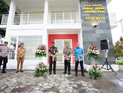 Kapolres Batu Bersama Forkopimda Resmikan Pasar Unggas, Pos Polisi dan Gudang Aset Pemkot Batu
