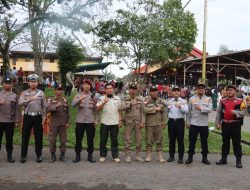 Jaga Kondusifitas Wilayah, Polres Landak Bersama Stakeholder Amankan Ibadah Natal di Gereja