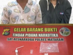 Satu Pria Dan Satu Wanita Di Mataram Ditangkap Polisi Kasus Narkoba